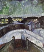 Starry Night Edvard Munch